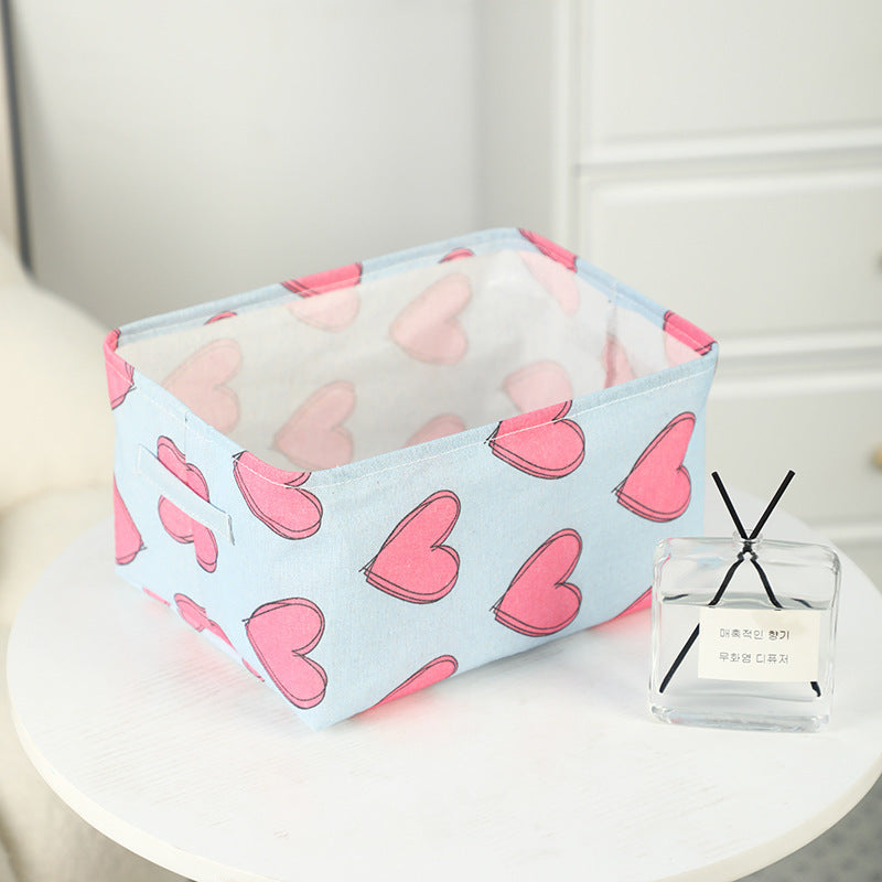 Wholesale Canvas Foldable Desktop Storage Box